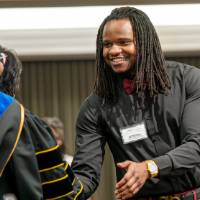 getting award from dean